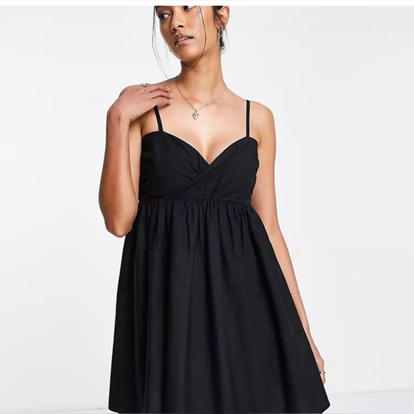 ASOS Curve Dresses & Skirts - Size 16 ASOS design curve black baby doll dress